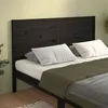 Image de vidaXL Tête de lit Noir 156x4x100 cm Bois massif de pin