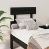 Image de vidaXL Tête de lit Noir 103,5x3x81 cm Bois massif de pin
