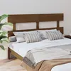 Image de vidaXL Tête de lit Marron miel 154x3x81 cm Bois massif de pin