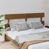 Image de vidaXL Tête de lit Marron miel 204x3x81 cm Bois massif de pin