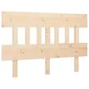 Image de Vidaxl TÃªte De Lit 123,5x3x81 Cm Bois Massif De Pin