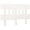 Image de vidaXL TÃªte de lit Blanc 143,5x3x81 cm Bois massif de pin