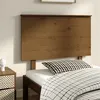 Image de vidaXL Tête de lit Marron miel 104x6x82,5 cm Bois massif de pin819158