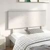 Image de vidaXL Tête de lit Blanc 144x6x82,5 cm Bois massif de pin819171