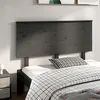 Image de vidaXL Tête de lit Gris 144x6x82,5 cm Bois massif de pin819172