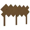 Image de vidaXL TÃªte de lit Marron miel 132x3x81 cm Bois massif de pin