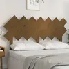 Image de vidaXL Tête de lit Marron miel 141x3x80,5 cm Bois massif de pin