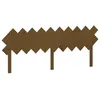 Image de vidaXL TÃªte de lit Marron miel 196x3x80,5 cm Bois massif de pin