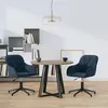 Image de vidaXL Chaises pivotantes à manger lot de 2 Bleu Velours3103376
