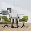 Image de vidaXL Chaises pivotantes à manger lot de 2 Vert clair Velours3103380