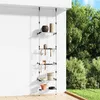 Image de vidaXL Support de jardin télescopique à 3 étagères Argenté Aluminium344386