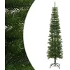 Image de vidaXL Sapin de Noël artificiel mince avec support 240 cm PE344647