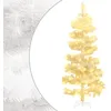 Image de vidaXL Arbre de NoÃ«l hÃ©licoÃ¯dal avec support et LED Blanc 150 cm PVC
