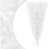 Image de vidaXL Sapin de Noël artificiel renversé avec support Blanc 120 cm344665