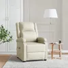 Image de vidaXL Vidaxl Fauteuil De Massage Crème Similicuir