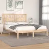 Image de vidaXL Cadre de lit bois de pin massif 120x190 cm petit double