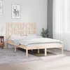 Image de vidaXL Cadre de lit bois de pin massif 120x190 cm petit double