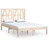 Image de vidaXL Cadre de lit Bois de pin massif 120x200 cm