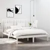 Image de vidaXL Cadre de lit sans matelas blanc bois massif 140x200 cm3104064