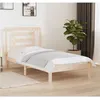 Image de vidaXL Cadre de lit bois de pin massif 90x190 cm simple