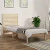 Image de vidaXL Cadre de lit bois massif 90x190 cm simple