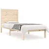 Image de vidaXL Cadre de lit Bois massif 90x190 cm Simple
