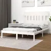 Image de vidaXL Cadre de lit sans matelas blanc 120x200 cm bois massif3104734