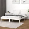 Image de vidaXL Cadre de lit sans matelas blanc 120x200 cm bois massif3105531