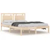 Image de vidaXL Vidaxl Cadre De Lit Bois Massif 160x200 Cm