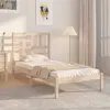 Image de vidaXL Cadre de lit sans matelas bois massif 75x190 cm3105910