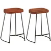 Image de vidaXL Vidaxl Tabourets De Bar Gavin 2 Pcs 45x40x63 Cm Bois Massif Manguier