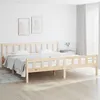 Image de vidaXL Cadre de lit sans matelas bois massif 160x200 cm810689