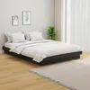 Image de vidaXL Cadre de lit Gris Bois massif 140x190 cm