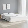 Image de vidaXL Cadre de lit sans matelas blanc bois massif 160x200 cm820033