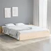Image de vidaXL Cadre de lit bois massif 150x200 cm très grand