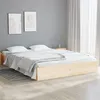 Image de vidaXL Cadre de lit sans matelas bois massif 140x190 cm820082