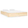 Image de Cadre de Lit Bois Massif Pin 140x190 cm