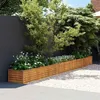 Image de vidaXL Lit surélevé de jardin 482x50x36 cm acier corten151979