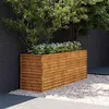 Image de vidaXL Lit surélevé de jardin 196x50x69 cm acier corten151985