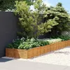 Image de vidaXL Lit surélevé de jardin 579 x 100 x 36 cm acier corten151998