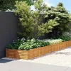 Image de vidaXL Lit surélevé de jardin 770 x 100 x 36 cm acier corten151999