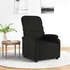 Image de vidaXL Fauteuil inclinable Noir Tissu344892