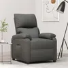 Image de vidaXL Fauteuil inclinable Gris foncé Tissu344904