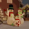 Image de vidaXL Famille de bonhommes de neige gonflable avec LED 360 cm345384