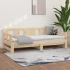 Image de vidaXL Lit coulissant Bois de pin solide 2x(90x190) cm