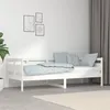 Image de vidaXL Lit de jour blanc bois de pin massif 80x200 cm