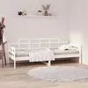 Image de vidaXL Lit de jour Blanc Bois massif de pin 90x190 cm