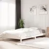 Image de vidaXL Lit empilable Blanc 100x200 cm Bois de pin massif