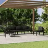 Image de vidaXL Salon de jardin 5 pcs avec coussins Aluminium Anthracite