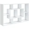 Image de vidaXL Vidaxl Étagère Murale Blanc 85x16x52,5 Cm Bois D'ingénierie